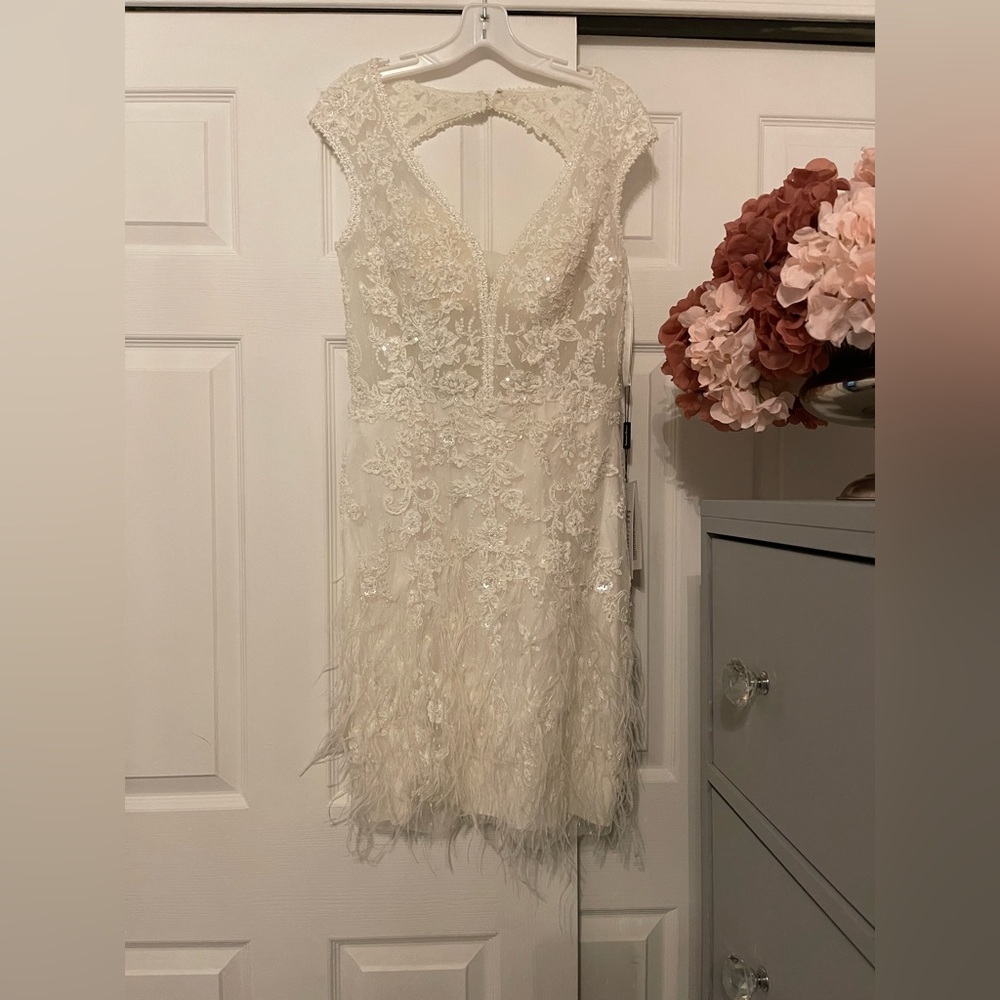 Custom White dress for bridal shower